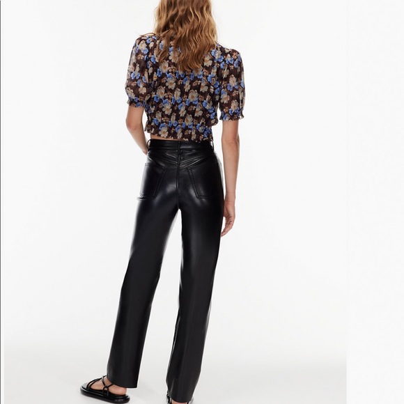 Aritzia Wilfred Black Melina Pants - Size 2 regular length - Picture 6 of 6